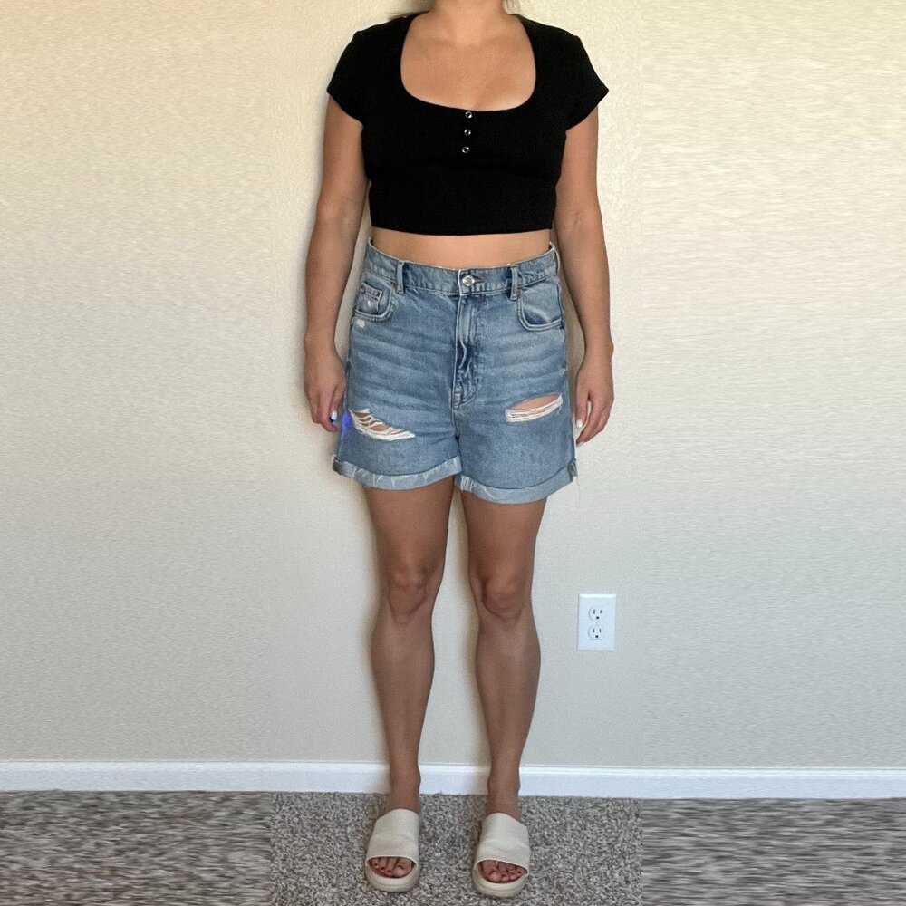 Zara Cropped Top Size L